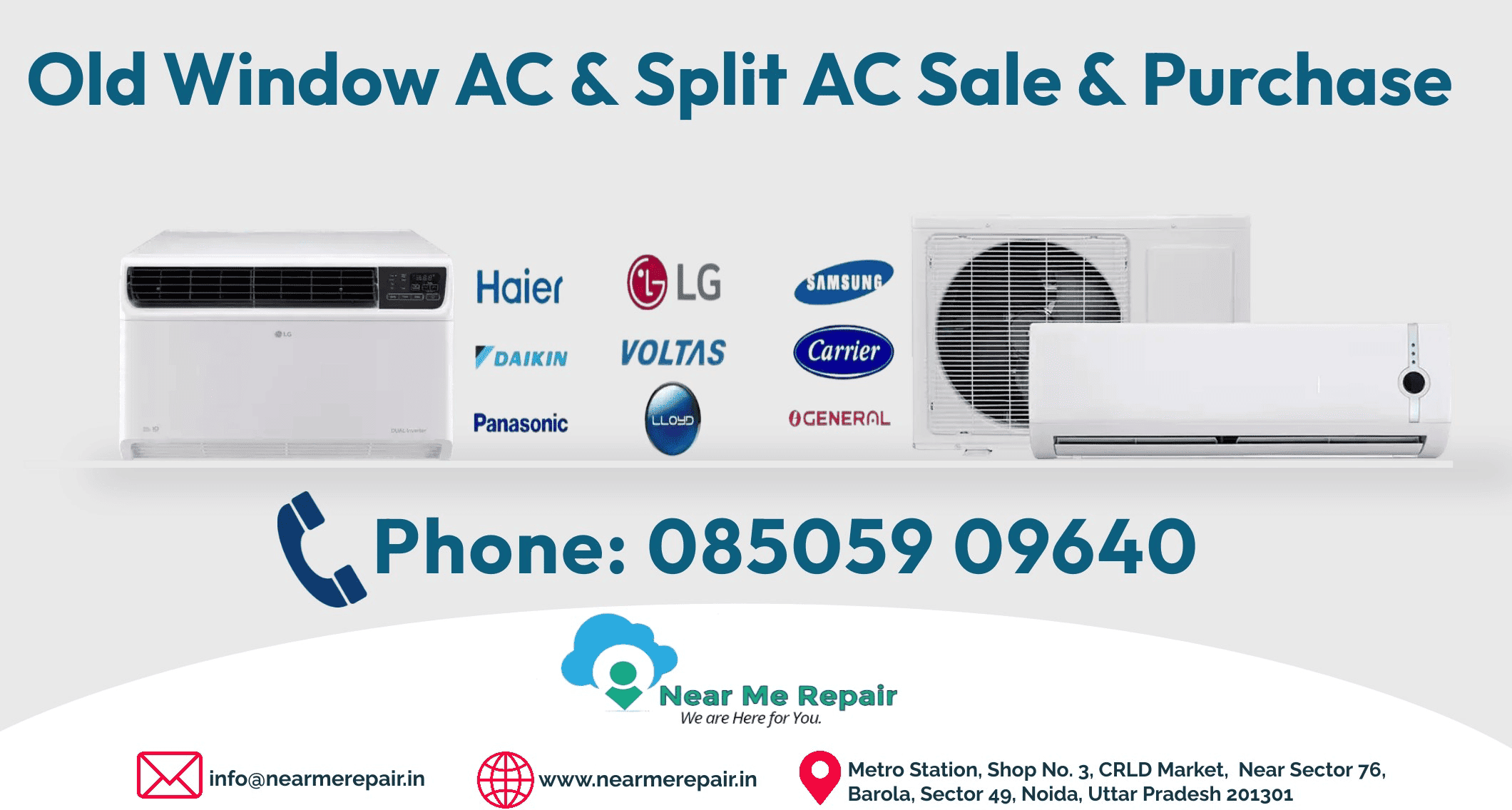 Effortless transactions for buying and selling pre-owned Window ACs or Split ACs near Delhi-NCR.