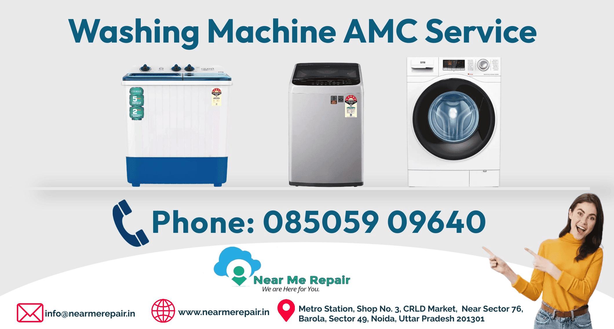 Explore superior washing machine AMC services near Delhi-NCR for seamless and efficient laundry care.